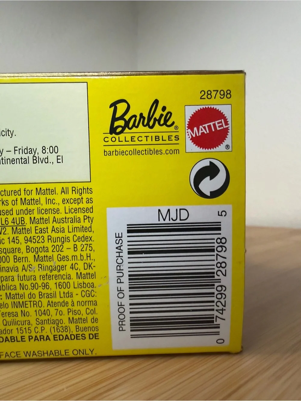 Barbie item never